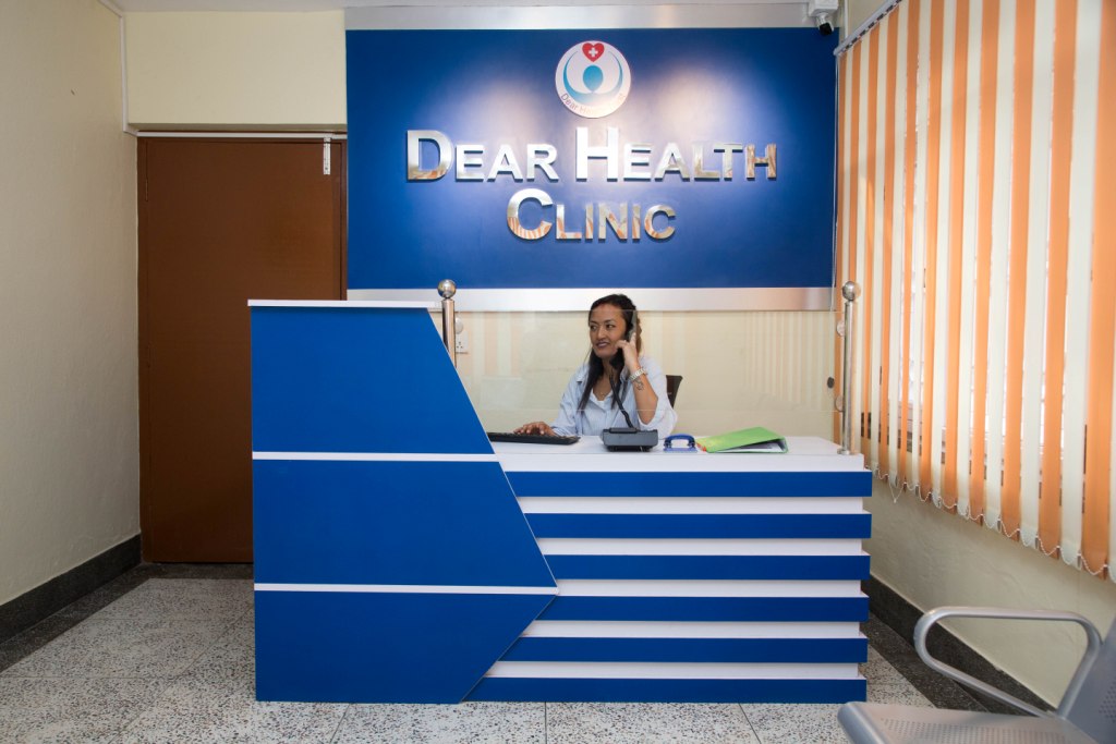 Doctor consulting with patient